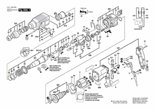 BOSCH Zylinderschraube M3x6,5-4.8 | Ersatzteile für 11226 | 2603410001