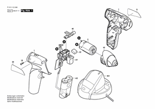 BOSCH Gehusebaugruppe | Ersatzteile fr 1120 - 2610947336