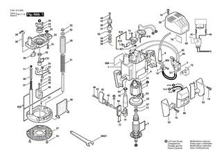 BOSCH T�lle | Ersatzteile f�r GOF 1300 CE - 2610947359