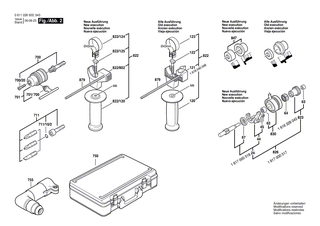 BOSCH Typschild | Ersatzteile für GBH 2 SE | 160111A3H5
