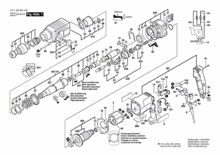 BOSCH Druckfeder | Ersatzteile für GBH 2 SE | 1614611009