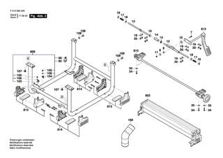 BOSCH Schraube | Ersatzteile f�r GTS 10 J - 2610950077