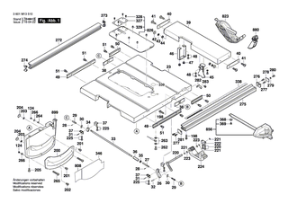 BOSCH Schraube | Ersatzteile f�r GTS 10 XC - 2610950087