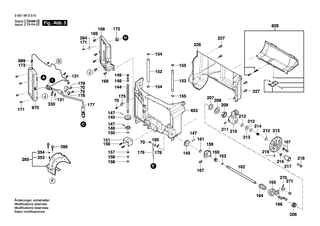 BOSCH Schraube | Ersatzteile f�r GTS 10 J - 2610950108