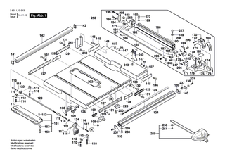 BOSCH Schraube | Ersatzteile für GTS 10 J - 2610951945