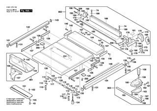 BOSCH Schraube | Ersatzteile für GTS 10 J - 2610951945