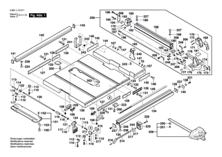 BOSCH Schraube | Ersatzteile für GTS 10 J - 2610951945