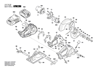 BOSCH L�ngsanschlag | Ersatzteile f�r GKS 18 V-LI, GKS 36 V-LI - 2610955166