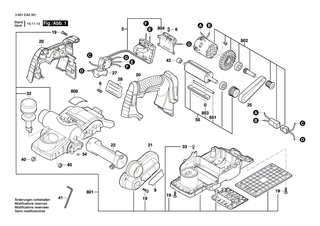 BOSCH Verriegelungsschieber | Ersatzteile für GHO 18 V-LI, GHO 14,4 V-LI - 2610955167