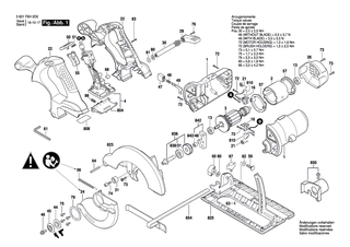 BOSCH Verriegelungsschieber | Ersatzteile für GHO 18 V-LI, GHO 14,4 V-LI - 2610955167