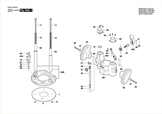 BOSCH Schraube | Ersatzteile f�r GOF 1600 CE - 2610956415