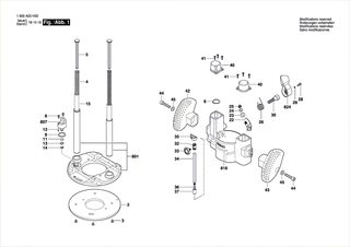 BOSCH Schraube | Ersatzteile f�r GOF 1600 CE - 2610956415