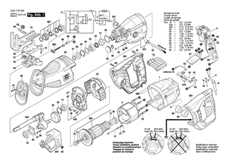 BOSCH Kabelt�lle | Ersatzteile f�r GSA 1100 E, GSA 1300 PCE - 2610956866
