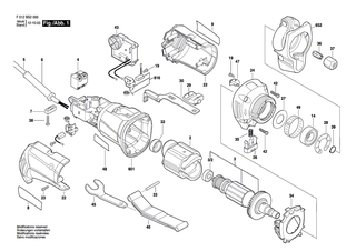 BOSCH Gest�nge | Ersatzteile f�r GTR 30 - 2610956950