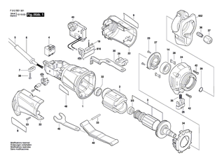 BOSCH Gest�nge | Ersatzteile f�r GTR 30 - 2610956950