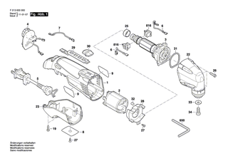 BOSCH Schraube | Ersatzteile f�r GTR 30, 8300 - 2610956954