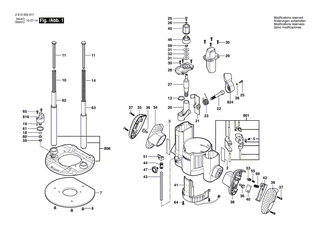 BOSCH Handgriff | Ersatzteile f�r GOF 1600 CE - 2610957811