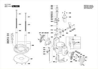 BOSCH Knopf | Ersatzteile f�r GOF 1600 CE - 2610957843