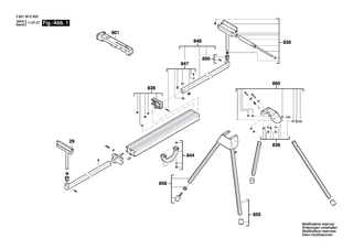 BOSCH Auflage | Ersatzteile für GTA 2600, 3300MS - 2610958971