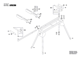 BOSCH Auflage | Ersatzteile für GTA 2600, 3300MS - 2610958971