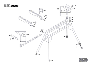 BOSCH Auflage | Ersatzteile für GTA 2600, 3300MS - 2610958971