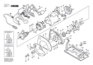 BOSCH Lagerflansch | Ersatzteile f�r 5266, 5366 - 2610968650