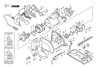 BOSCH Lagerflansch | Ersatzteile f�r 5266, 5366 - 2610968650