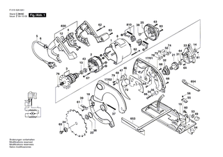 BOSCH Lagerflansch | Ersatzteile f�r 5266, 5366 - 2610968650