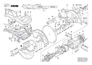 BOSCH Sicherungsring | Ersatzteile f�r GKG 24 V, GCM 10 - 2610990521