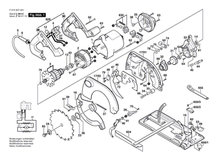 BOSCH Sechskantschraube | Ersatzteile f�r 5266, 5366 - 2610990818