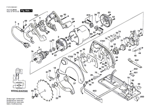 BOSCH Verbindungsleitung L = 375 MM | Ersatzteile f�r 5266, 5366 - 2610990839
