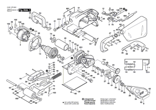 BOSCH Scheibe | Ersatzteile f�r GBS 100 AE, GBS 100 A - 2610991341