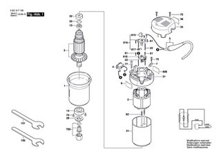 BOSCH Lagerhalter | Ersatzteile f�r GMF 1400 CE, GOF 1600 CE - 2610991375