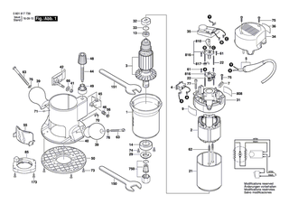 BOSCH Handgriff | Ersatzteile f�r GMF 1400 CE - 2610991387