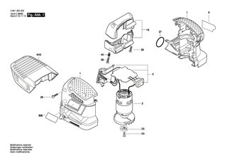 BOSCH Schraube | Ersatzteile f�r GSS 140 A, GSS 18-10 - 2610991395