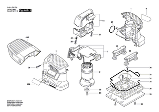 BOSCH Schraube | Ersatzteile f�r GSS 140 A, GSS 18-10 - 2610991395