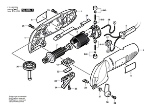 BOSCH Aufnahmeplatte | Ersatzteile für 6000 - 2610992129
