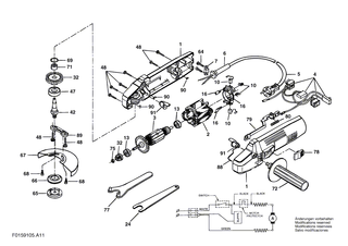 BOSCH Innensechskantschraube | Ersatzteile f�r 9105-80, 9300-41 - 2610992206