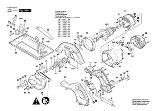 BOSCH Kabelklemme | Ersatzteile f�r GSA 1200 E, GKS 65 - 2610993191