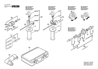 BOSCH Typschild | Ersatzteile fr GBH 2 SR | 160111A3H5