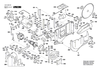 BOSCH Ansatzschraube | Ersatzteile f�r GTS 10, GTS 10 XC - 2610996876