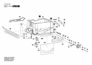 BOSCH Schlüssel | Ersatzteile für GTS 10, GTS 10 XC - 2610996880
