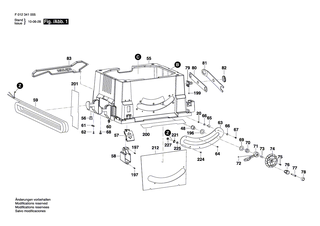 BOSCH Schl�ssel | Ersatzteile f�r GTS 10, GTS 10 XC - 2610996880