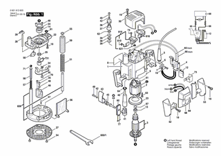 BOSCH Stange | Ersatzteile für GOF 1200, GOF 1300 CE - 2610997093