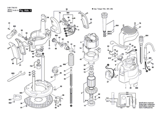 BOSCH Ein/Aus-Schalter | Ersatzteile f�r GOF 2000 CE - 2610997157