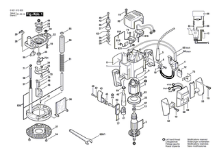 BOSCH Tiefenanschlag | Ersatzteile f�r GOF 1200 A, GOF 1200 - 2610997191