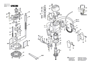 BOSCH Tiefenanschlag | Ersatzteile f�r GOF 1200 A, GOF 1200 - 2610997191