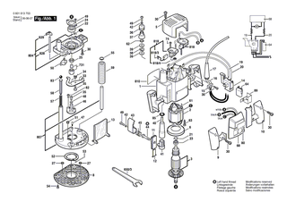 BOSCH Tiefenanschlag | Ersatzteile f�r GOF 1200 A, GOF 1200 - 2610997191