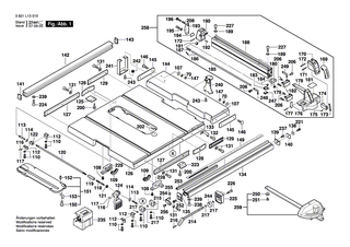 BOSCH Schraube | Ersatzteile f�r GTS 10, GTS 10 XC - 2610997293