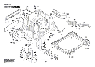 BOSCH Schraube | Ersatzteile f�r GTS 10, GTS 10 XC - 2610997297